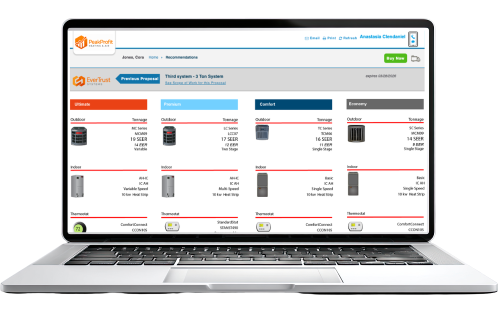 EverTrust Showsite - laptop