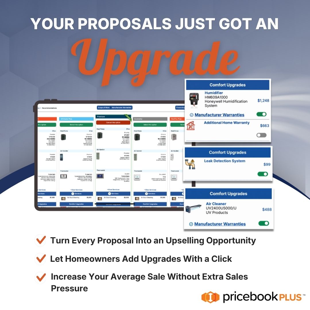 Pricebook Digital Launches Comfort Upgrades in PricebookPlus